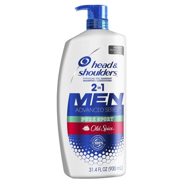 Dầu gội và xả Head &amp; Shoulders Men 2in1 Old Spice Pure Sport 835ml - USA