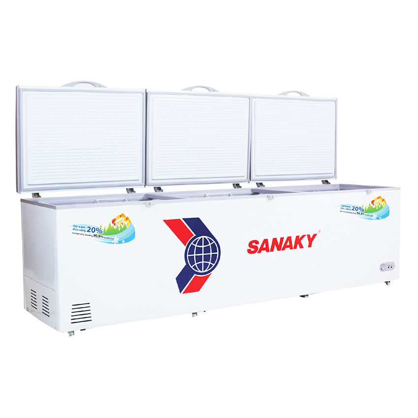 TỦ ĐÔNG 3 CÁNH SANAKY 900 LÍT VH-1199HY ĐỒNG (R600A) - hàng chính hãng - chỉ giao HCM