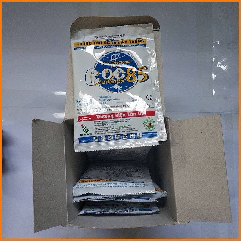 Sản Phẩm Phòng Trừ Nấm Bệnh Thuốc Coc85 (Curenox OC 85WP)  - Thuốc Coc 85 trị nấm bệnh cao cấp phòng trừ bệnh chết nhanh