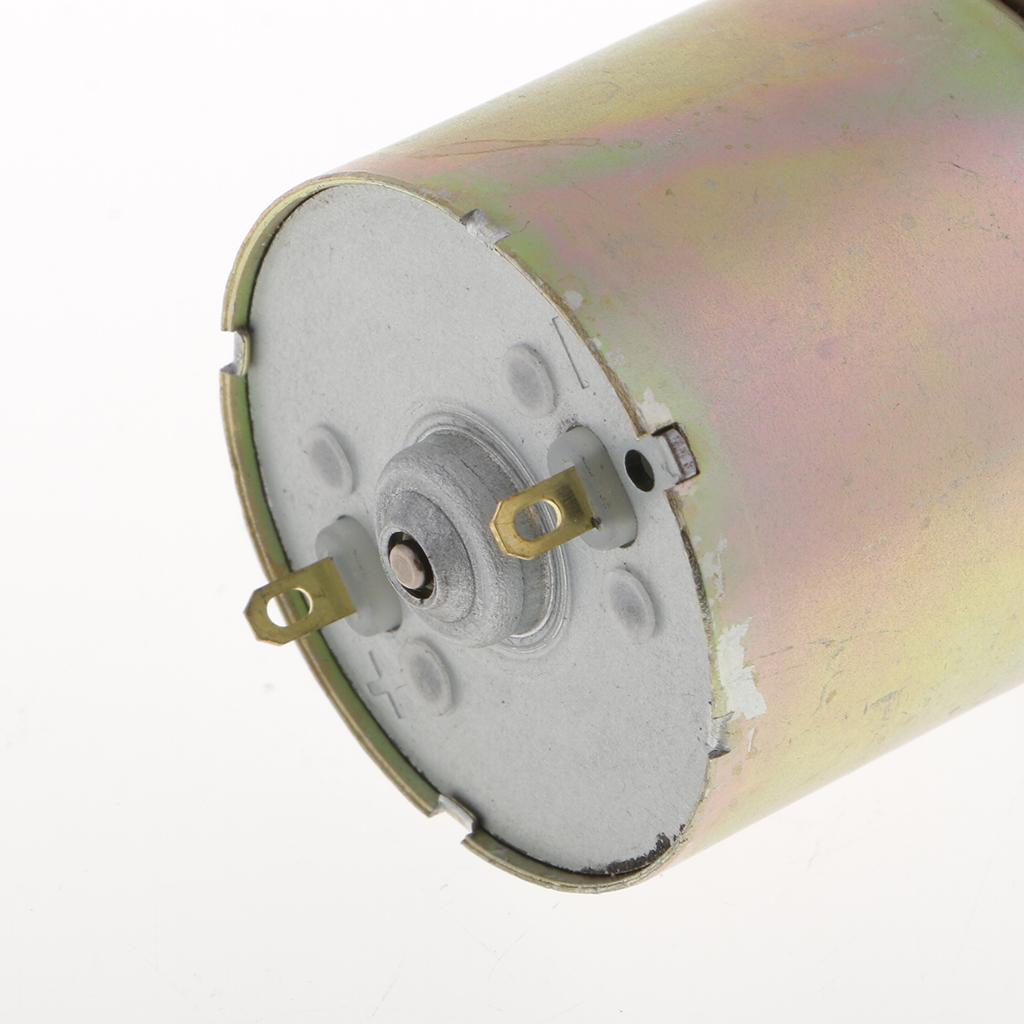 12V 600RPM Electric Gear Motor 6mm Shaft High  Speed Reduce Gear Motor