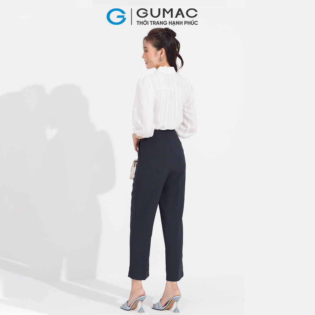 Quần ống suông túi xéo GUMAC QD05074