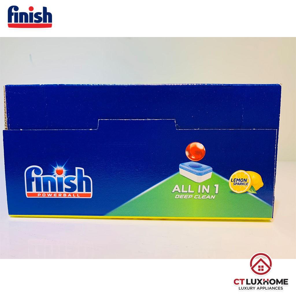 Viên rửa chén bát Finish All In One 120 viên - Hàng chính hãng [6 chức năng]