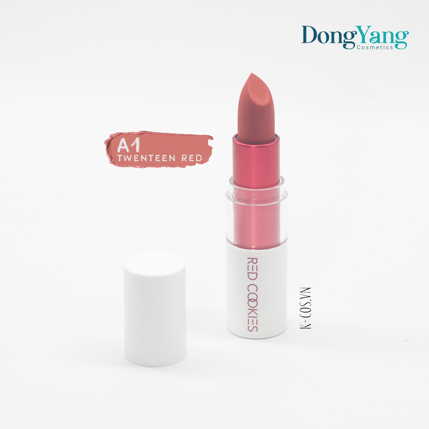 Son Thỏi Lì Marshmallow Powder Lipstick Red Cookies Hàn Quốc - Màu A1 Đỏ Cam