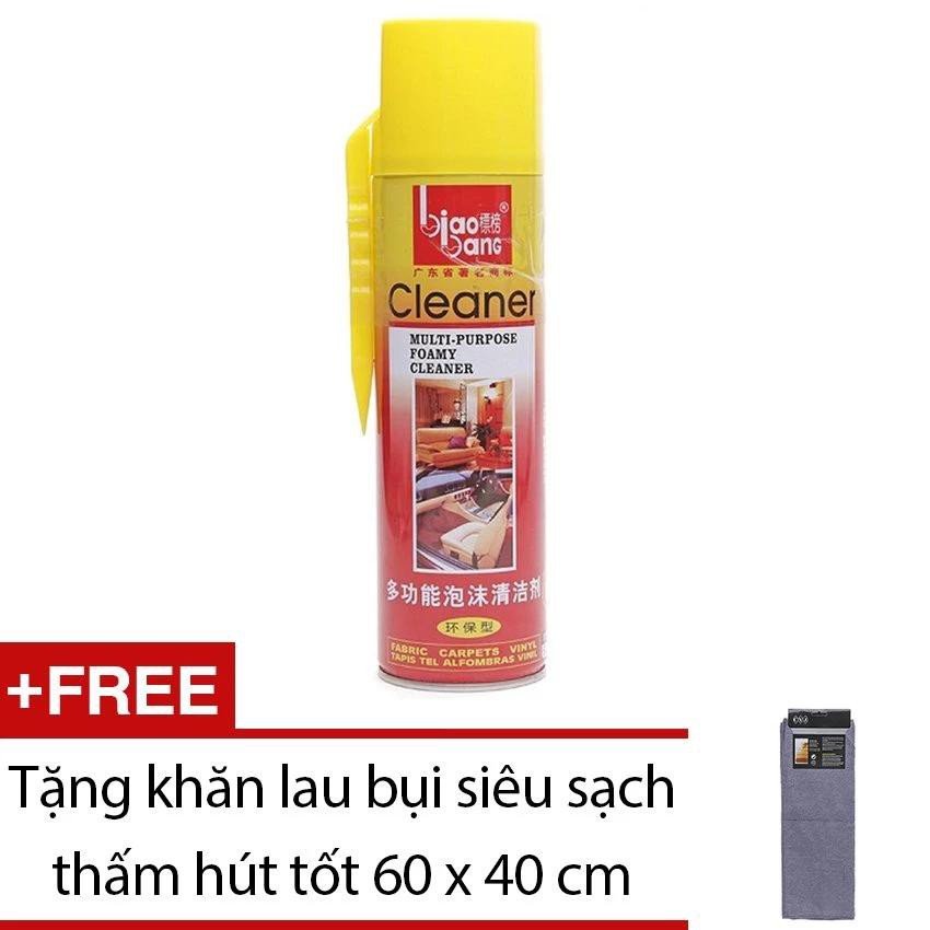 Dầu thơm lau bóng sạch nội thất tặng kèm khăn lau xe hơi