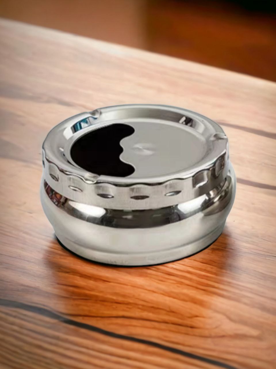 Gạt tàn nắp xoay - gạt tàn nắp bấm inox ( 2 kiểu khách tự lựa chọn sở thích cho mình )