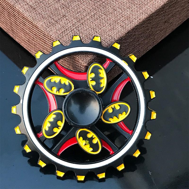 SPINNER Con quay SIÊU NHÂN AVENGERS đỏ thép 2 tầng 2 chế độ quay kép KIM LOẠI thép cực chắc chắn