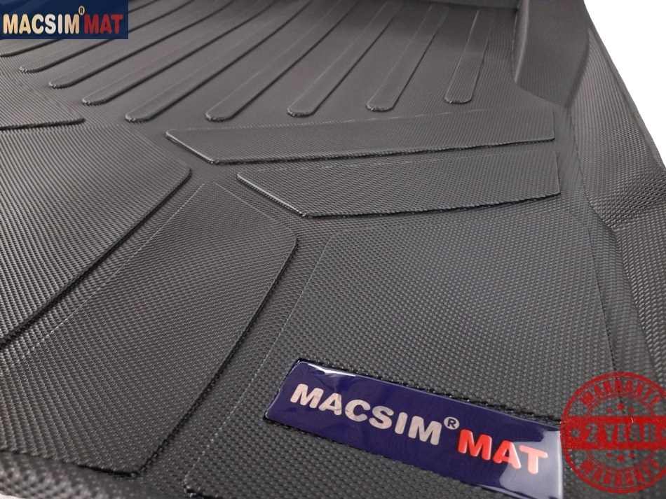 Thảm lót cốp xe ô tô Maserati Ghibli 2014-2017 nhãn hiệu Macsim chất liệu TPV cao cấp màu đen (D0213)