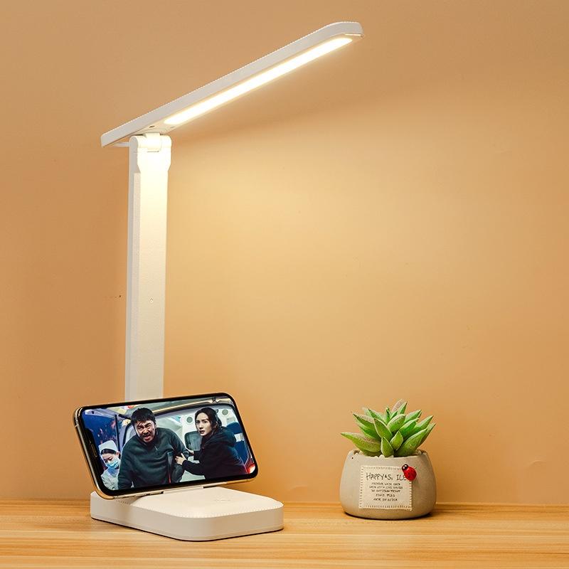 Đèn học chống cận bảo vệ mắt, Đèn led tích điện điều chỉnh 3 chế độ ánh sáng chỉ với 1 chạm