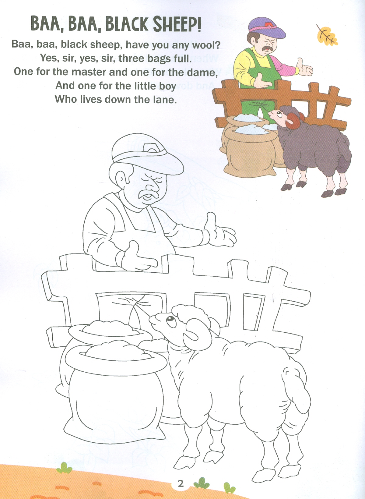Creative Colouring Book Of Nursery Rhymes (Sách Tô Màu Sáng Tạo Về Đồng Dao)