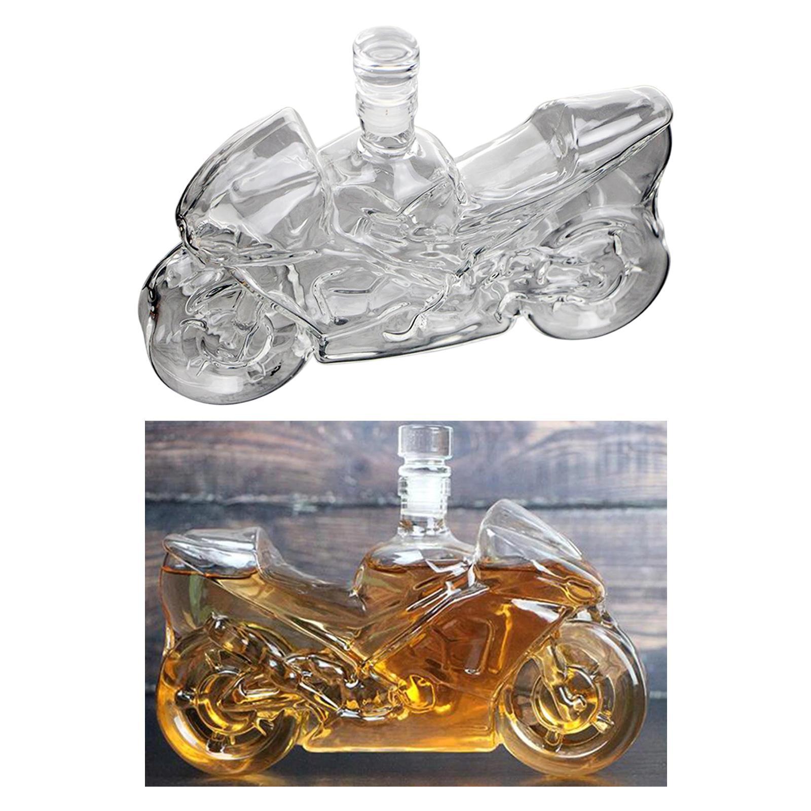 Liquor Decanters Unique High Borosilicate Glass Clear for Holiday Gifts