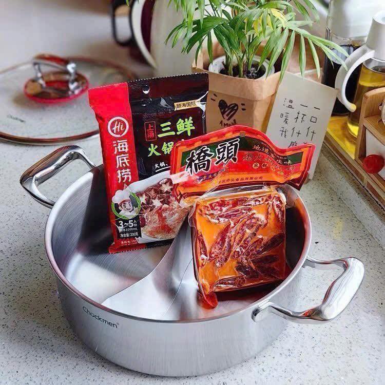 NỒI LẨU 2 NGĂN CHOCKMEN 30CM hàng chính hãng