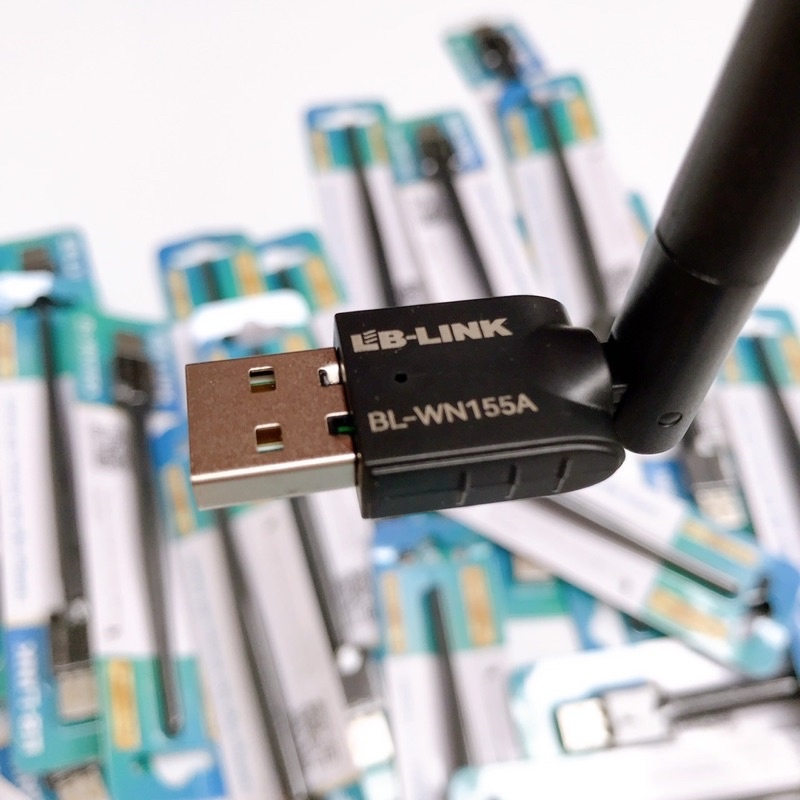Usb wifi LB-LINK BL-WN155A nhỏ gọn có ăng ten, bắt sóng wifi xa hơn, khỏe hơn, mạnh hơn - Hàng nhập khẩu