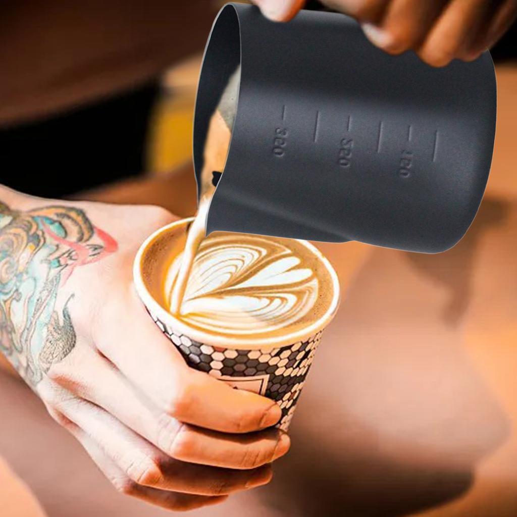 Stainless Steel Frothing Coffee Pitcher Household for Coffee Shop  Milk