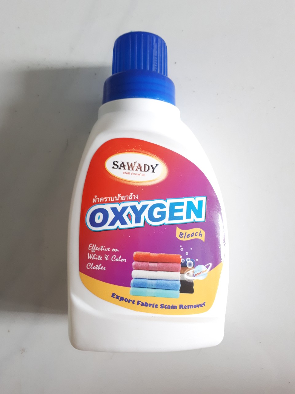 Nước tẩy quần áo Sawady Oxygen 450ml sạch an toàn vải