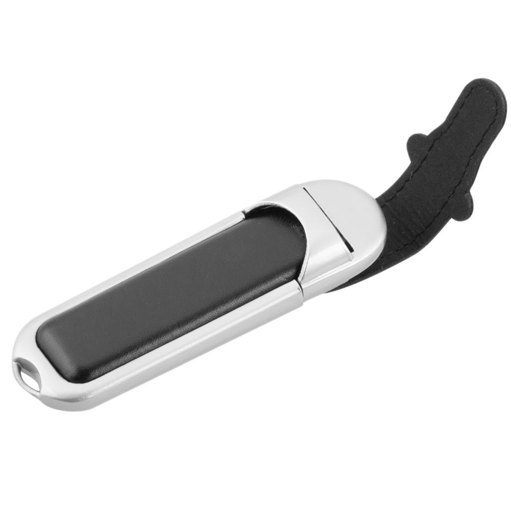 PZ-2 Leather High Speed USB 2.0 Flash Drive Memory  Disk Black