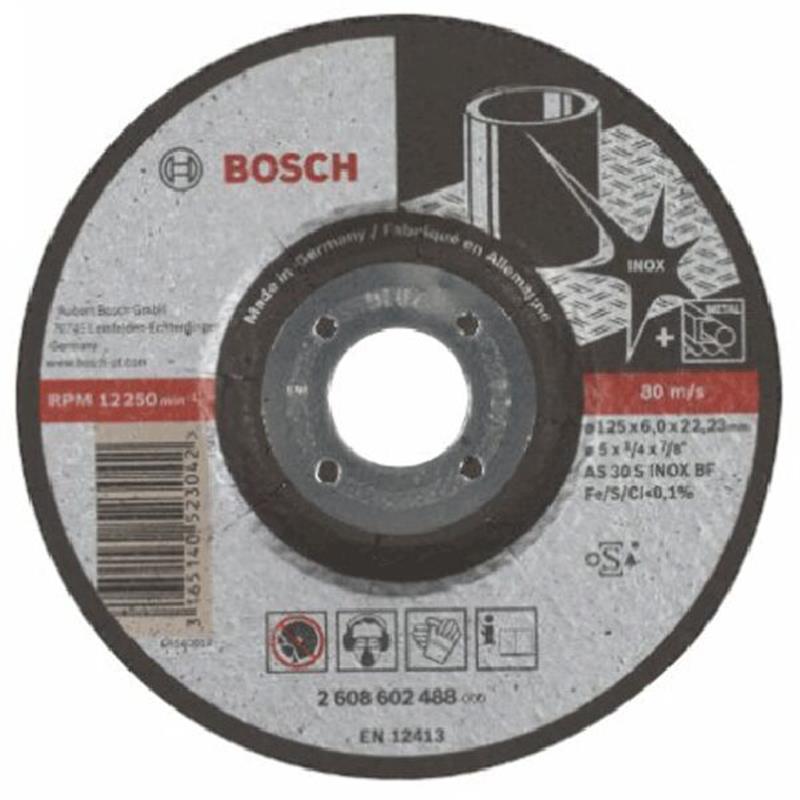 Đá mài Inox Bosch 2608602488 125x6x22.2mm