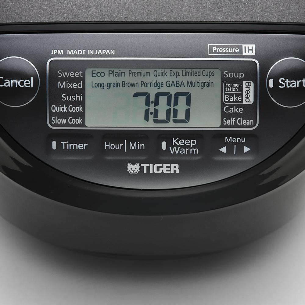 Nồi Cơm Cao Tầng Áp Suất 5 Trong 1 Tiger JPM-H18V TẶNG Bếp Đôi Hồng Ngoại Tiger Queen SQ-350T - Hàng Chính Hãng