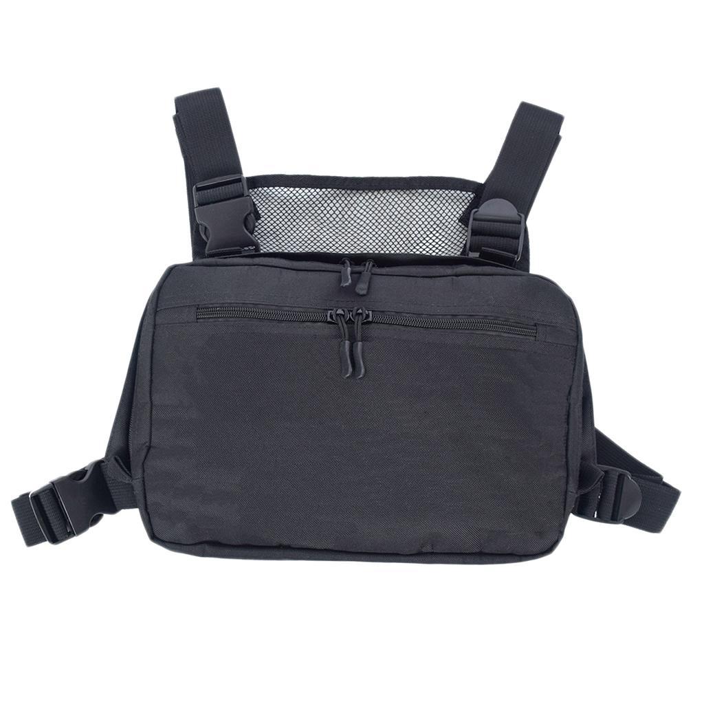 Multi-Functional Unisex Oxford Cloth Chest Rig Bag Vest Waist Bag Panny Pack