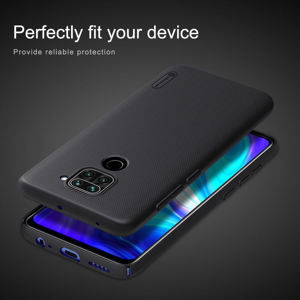Ốp lưng cứng Nillkin cho Xiaomi Redmi Note 9 (đen) - Hàng nhập khẩu