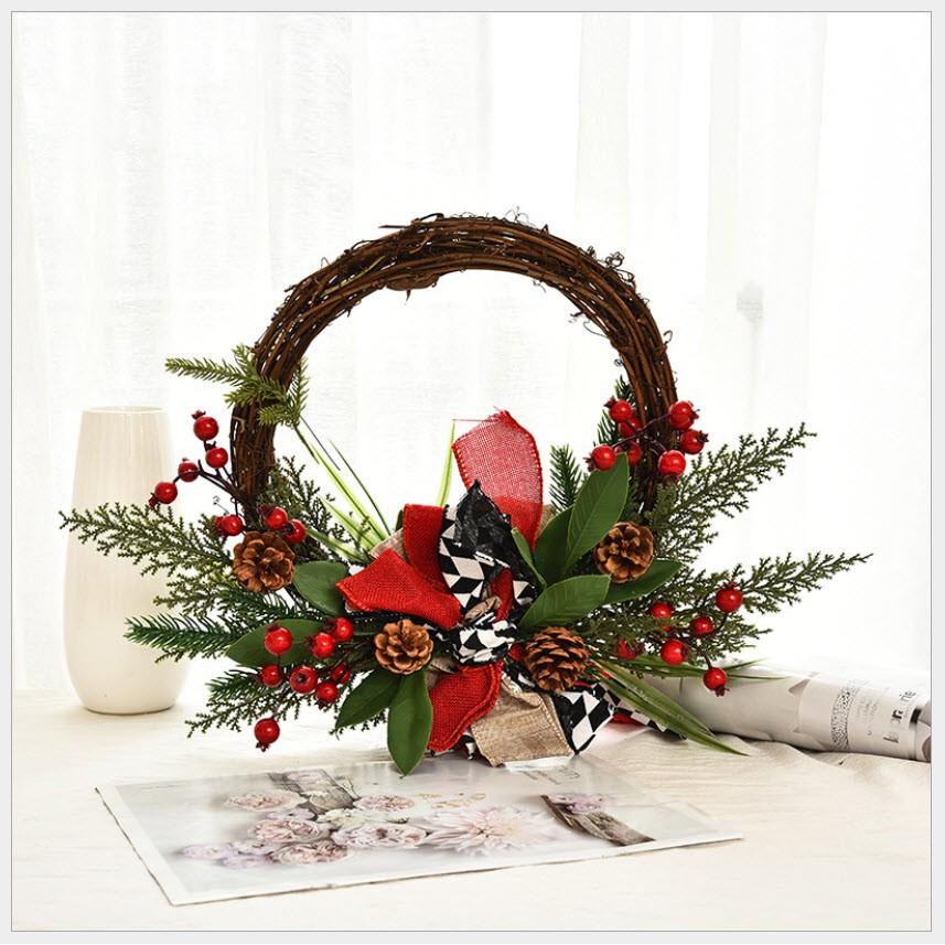 NOEL - PHỤ KIỆN GIÁNG SINH - PHỤ KIỆN TRANG TRÍ VÒNG NGUYỆT QUẾ CÁC LOẠI