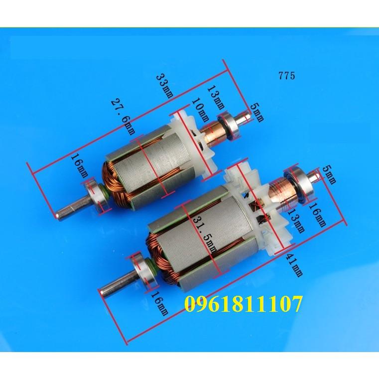 Motor 895 2 bạc đạn 368w 12v cốt 5mm