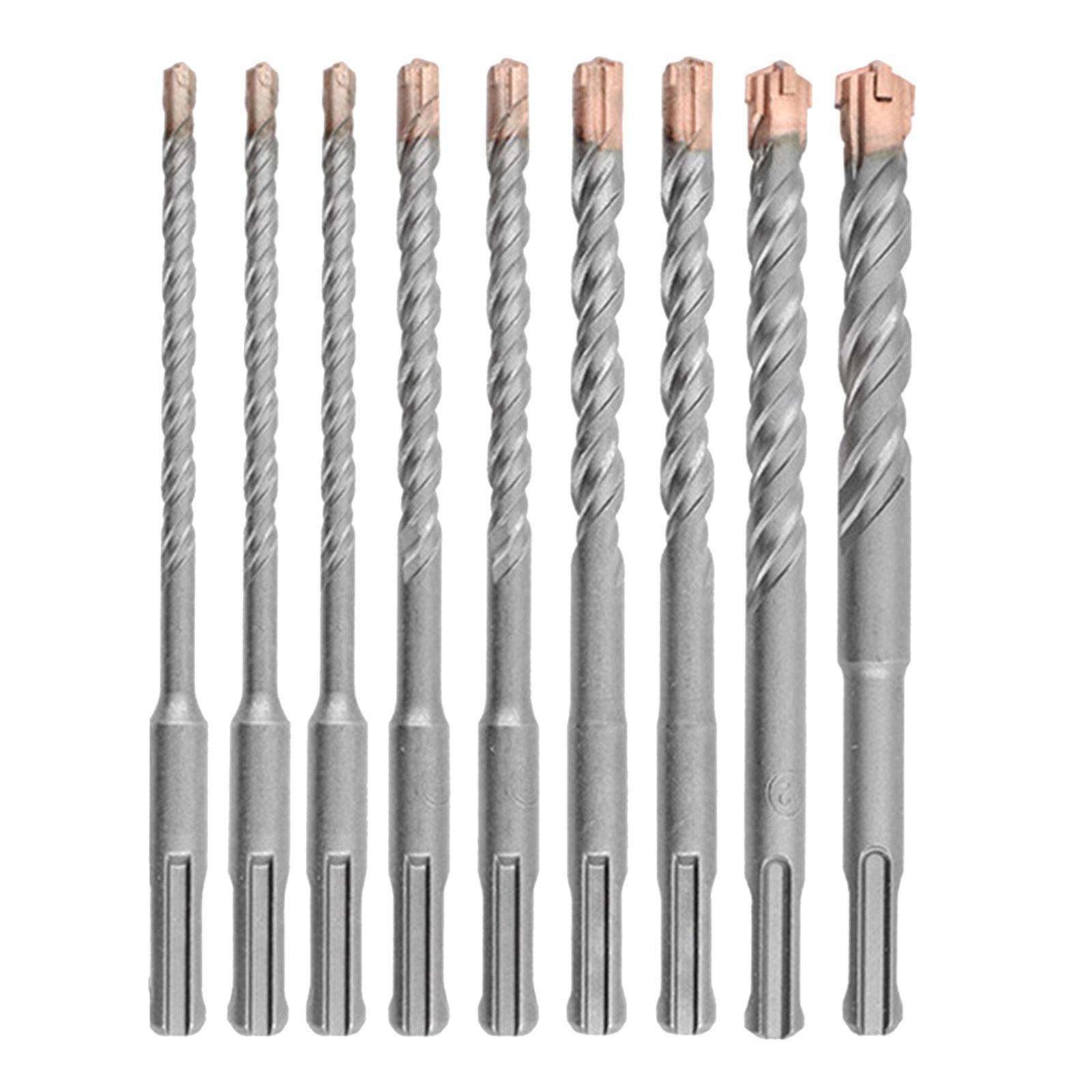 9Pcs Masonry Drill Bits Tool Accessories 6 to 14mm for Marble Brick Ceramic