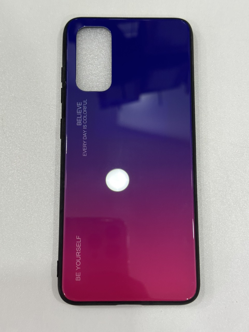 Ốp lưng màu Gradient viền dẻo dành cho Samsung S20 Plus