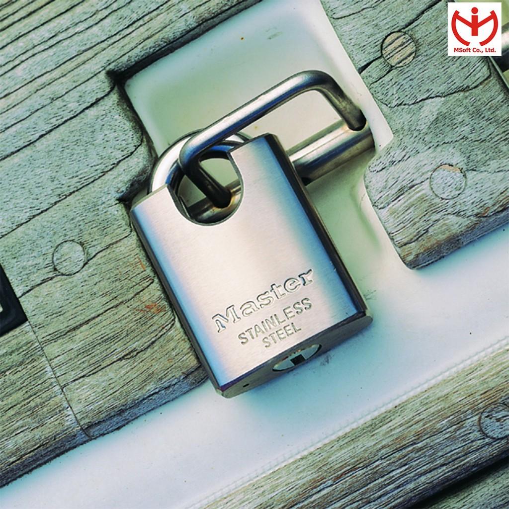 Ổ khóa chống cắt Master Lock 550 D thân inox SUS 304 rộng 50mm