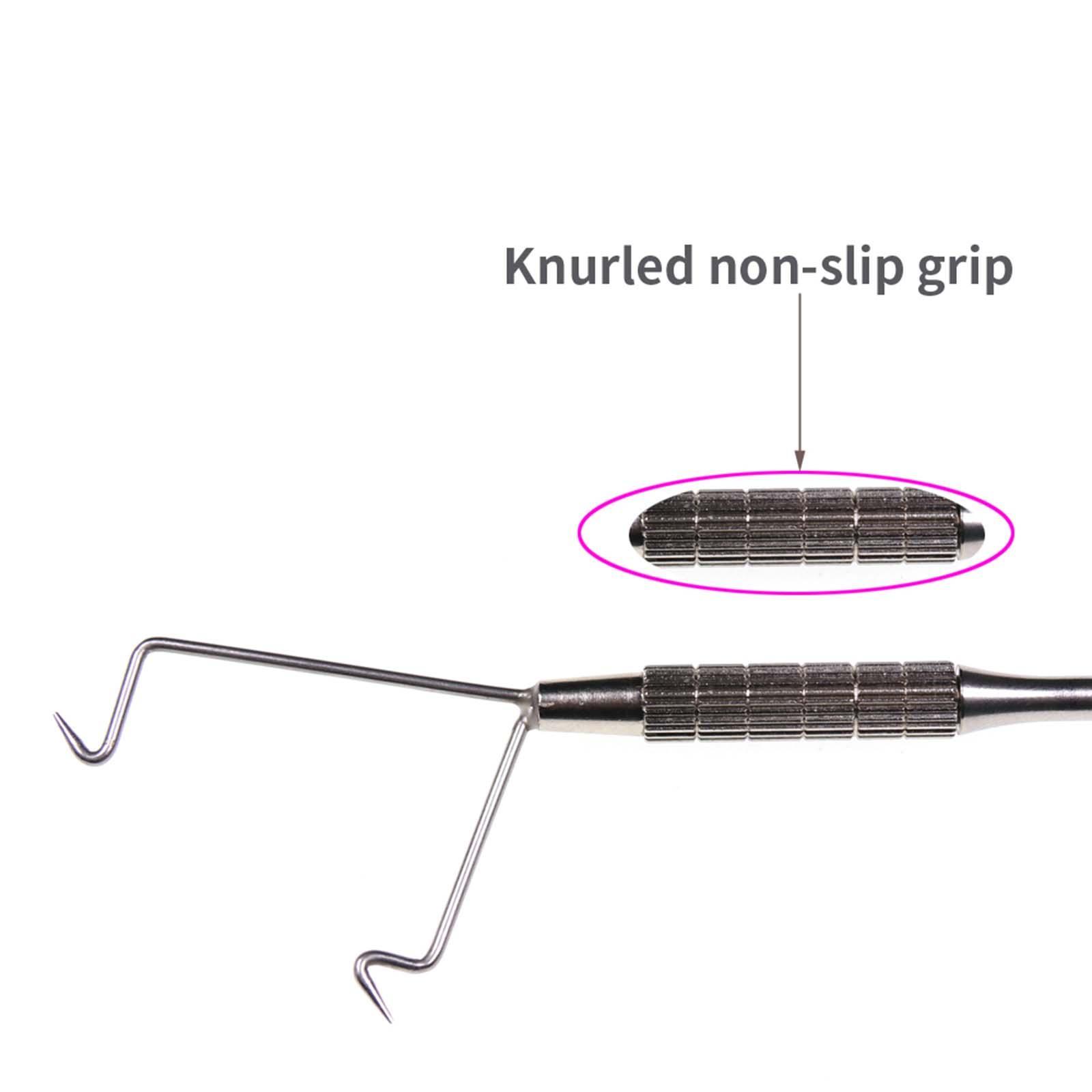 Fly Tying Finisher Device Stainless Steel Fishing Knot Tool Accessories