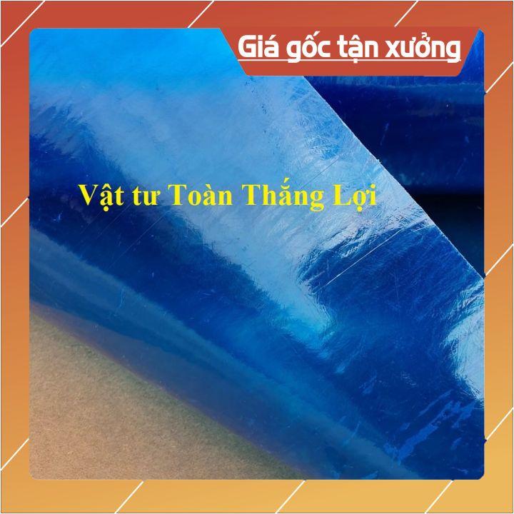 ( Khổ cao 1,2m x dày 8dem) Tôn nhựa lấy ánh sáng màu xanh che nắng mưa đều được