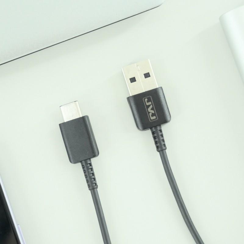 Cáp sạc Type-C 1m JVJ - truyền dữ liệu cổng USB hỗ trợ sạc nhanh, tương thích cho cho các dòng máy cổng Type-C -Hàng chính hãng