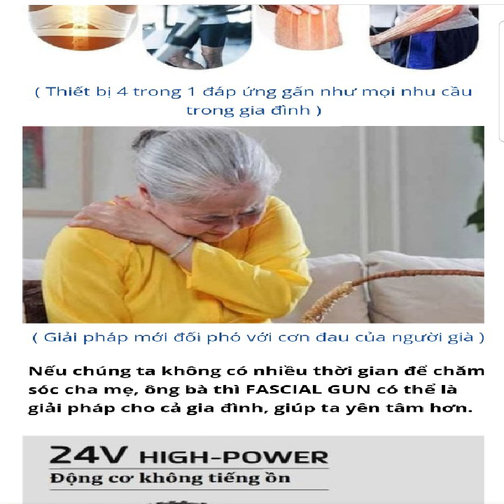 Máy mát xa massage mini đa năng cầm tay Fascial Gun Phoenix thế hệ mới - 6 Cấp Độ, Hỗ Trợ Mát Xa Chuyên Sâu, Giảm Đau Cơ, Cứng Khớp - Tặng kèm 04 đầu mát xa