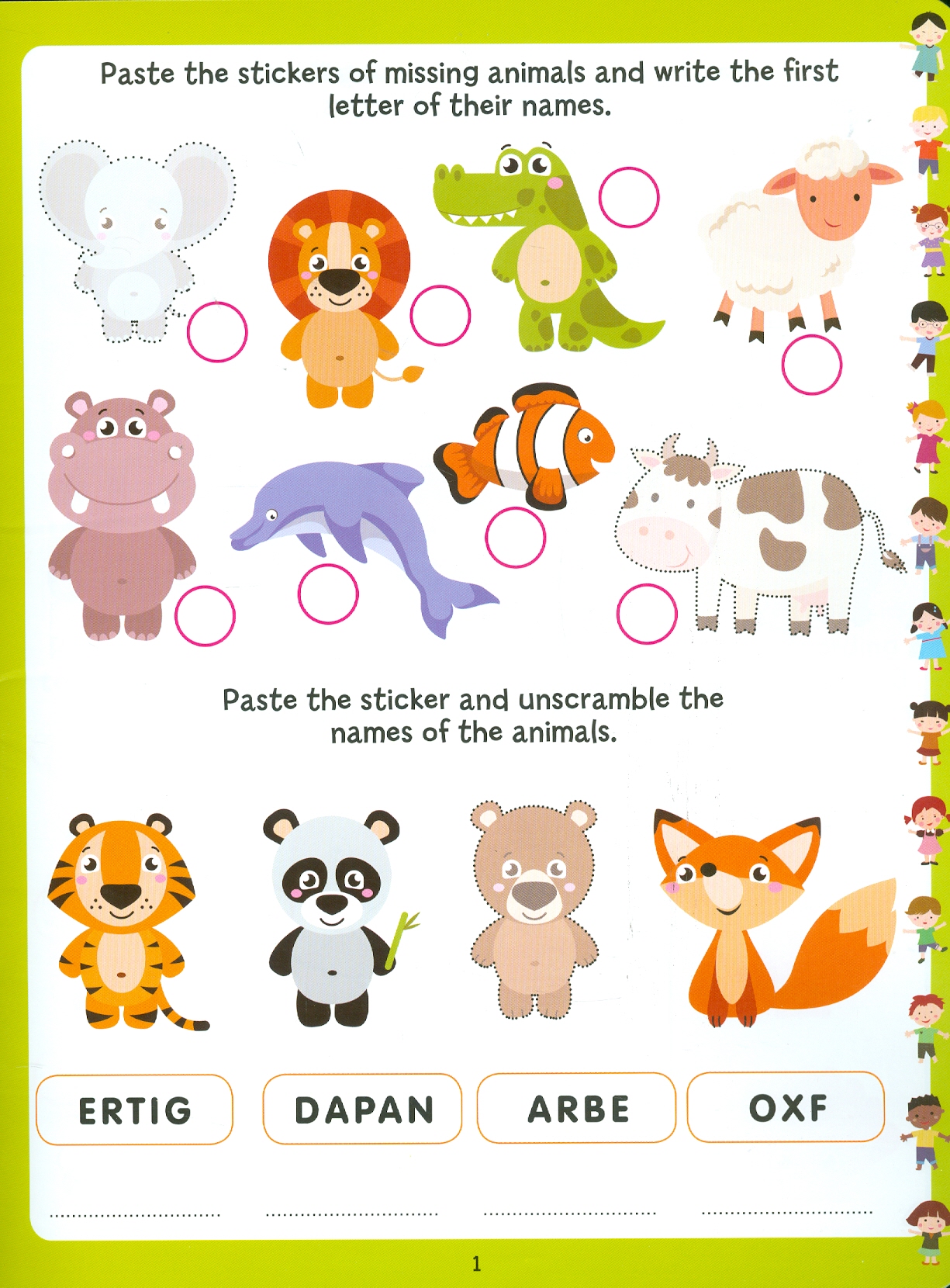 Play With Sticker - Animals (Chơi Cùng Hình Dán - Động Vật)