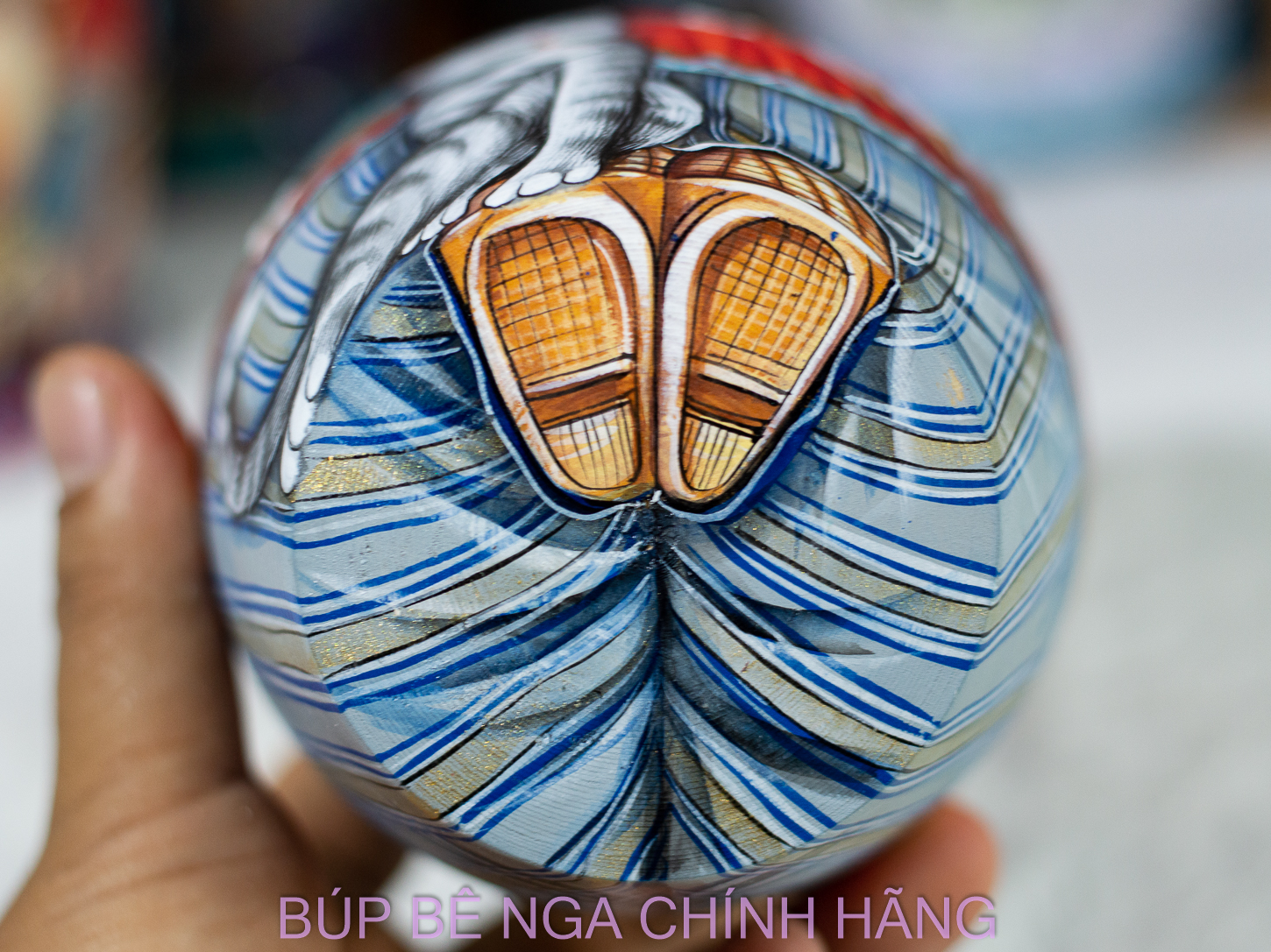 BỘ BÚP BÊ NGA 10 LỚP 35CM CAO CẤP VẼ HOA VĂN "CÔ BÉ MỜI TRÀ" CỰC ĐẸP VÀ ĐỘC ĐÁO, PHONG CÁCH