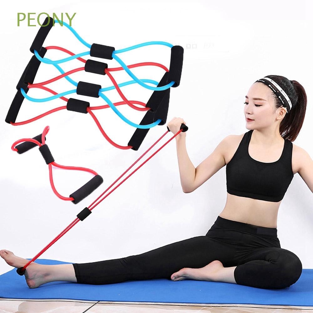 Dây đàn hồi tập yoga hình số 8 tiện ích, rèn luyện cơ tay  phù hợp với mọi không gian ngay cả khi ở nhà  - xanh