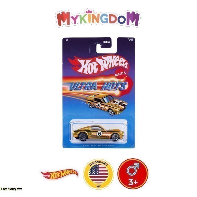 Đồ Chơi HOT WHEELS Siêu Xe Ultra Hots - 67 Shelby Gt-500 HLH89/HDG52