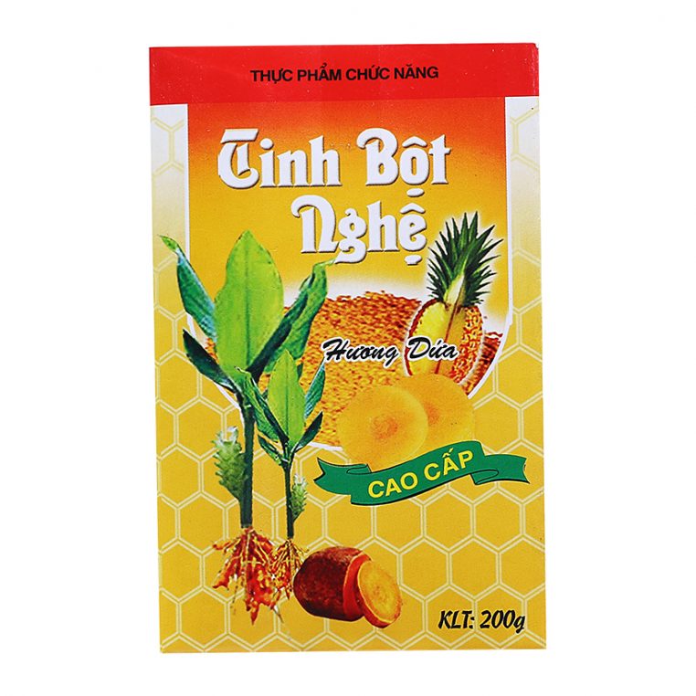 Thực phẩm chức năng Tinh bột nghệ cao cấp 200gr - Mật Ong Hoa Bốn Mùa