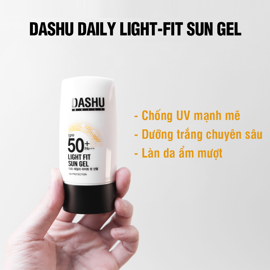 Bộ sản phẩm chăm sóc da DASHU Sữa rửa mặt và Kem chống nắng dành cho nam chính hãng Hàn Quốc JN-CSD01