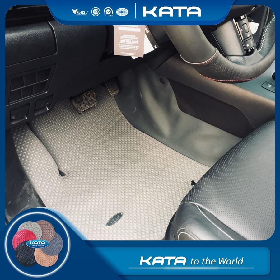 Thảm lót sàn ô tô KATA cho xe Toyota Hilux - Khít với sàn xe, Chống trơn, Không mùi, Không ẩm mốc
