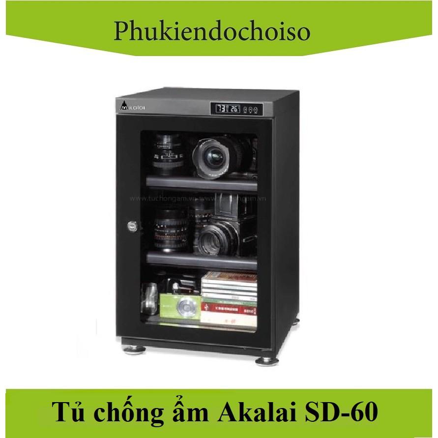 Tủ chống ẩm Akalai SD-60 ( dung tích 60 lít ) - Thailand . Tặng 01 bộ vệ sinh 8 in 1