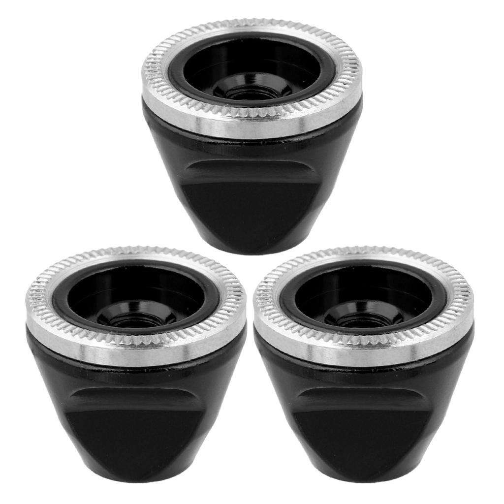 3x Durable Bicycle Hubs Nut Fixed Gear Quick Release Road Bike Wheel Hub Parts