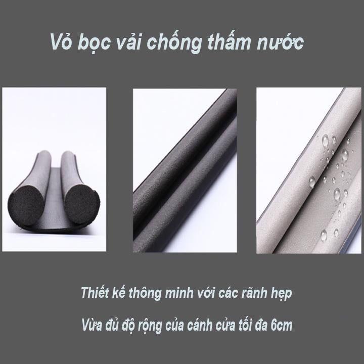 Thanh chặn cửa chắn cửa đa năng 95 cm,Thanh nẹp mút xốp chặn khe cửa-chắn gió-ngăn côn trùng