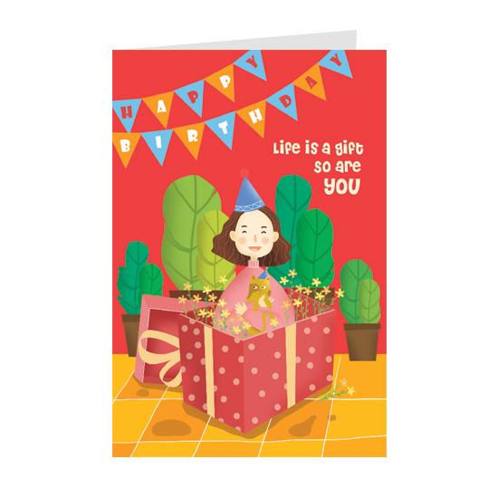 Thiệp sinh nhật Birthday - Thiệp Greenwood 10x15cm - BD46