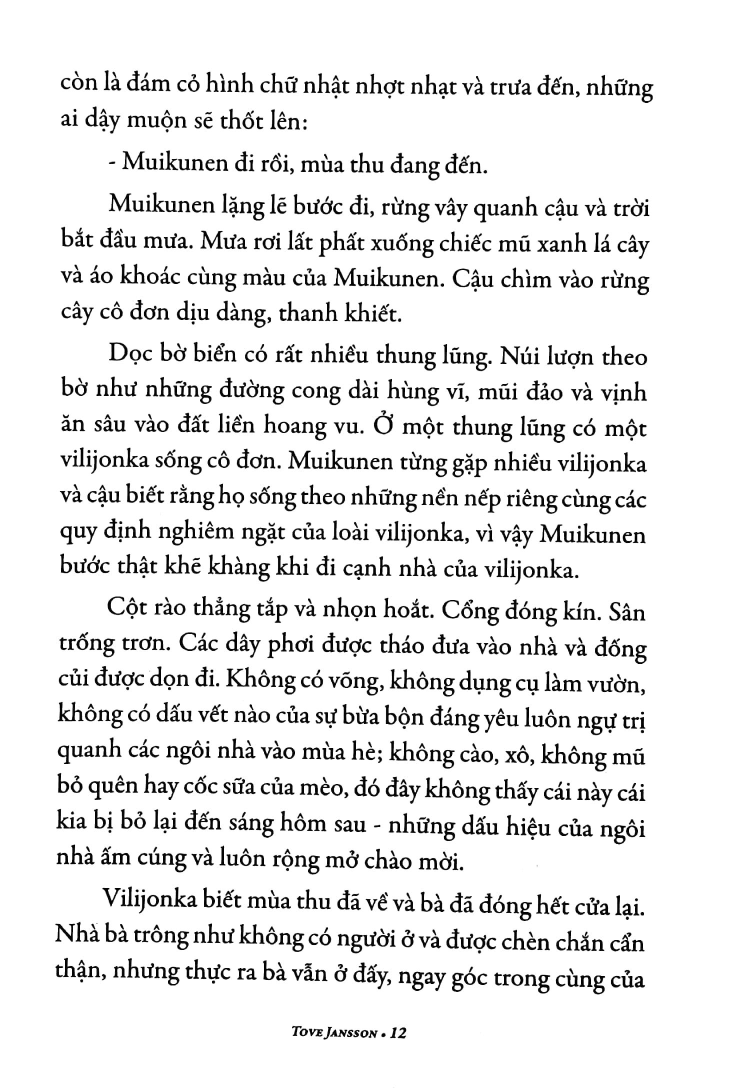 Tháng Mười Một Ở Thung Lũng Mumi