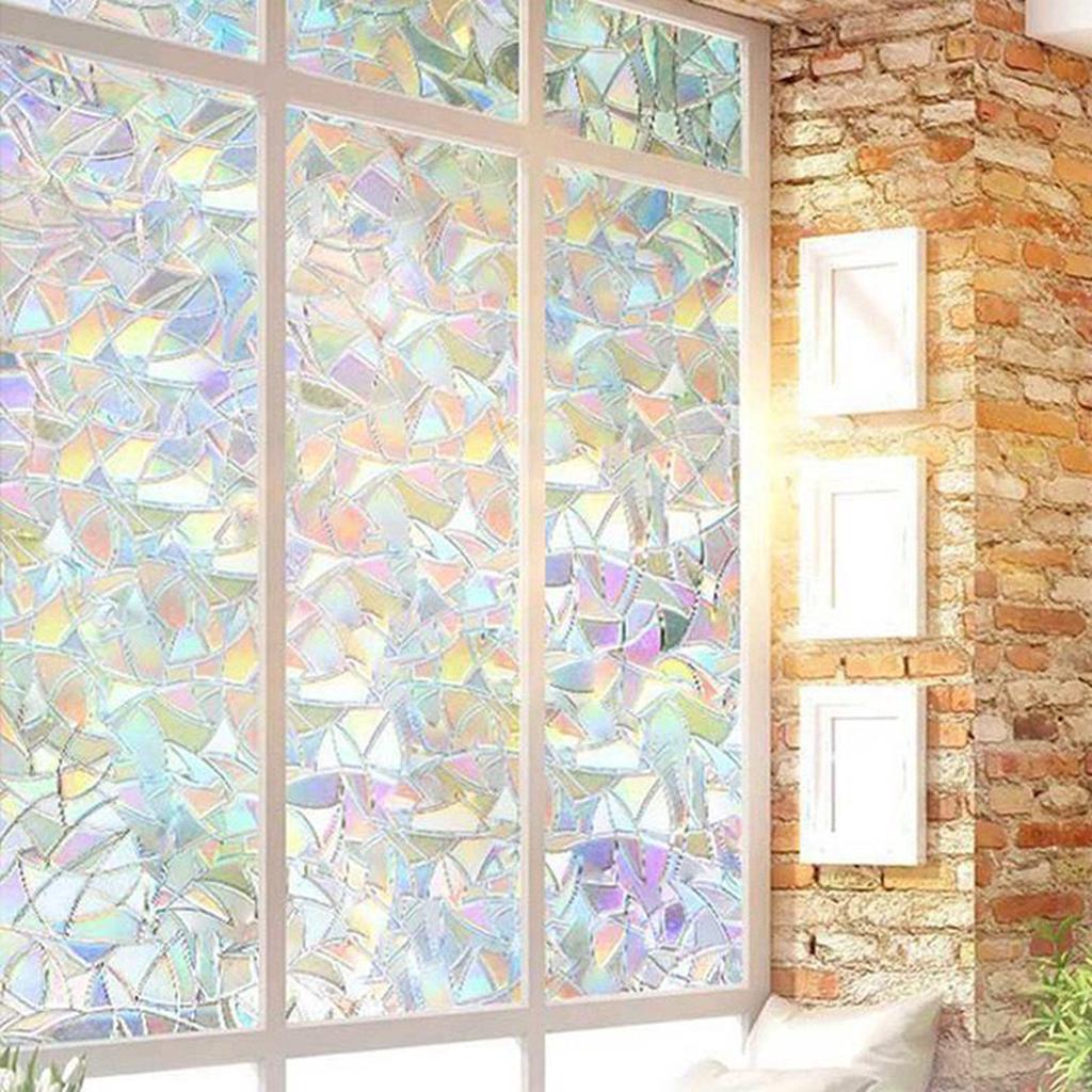 Decorative 3D Static Privacy Window Glass Screen Film Sticker Home 45X200cm