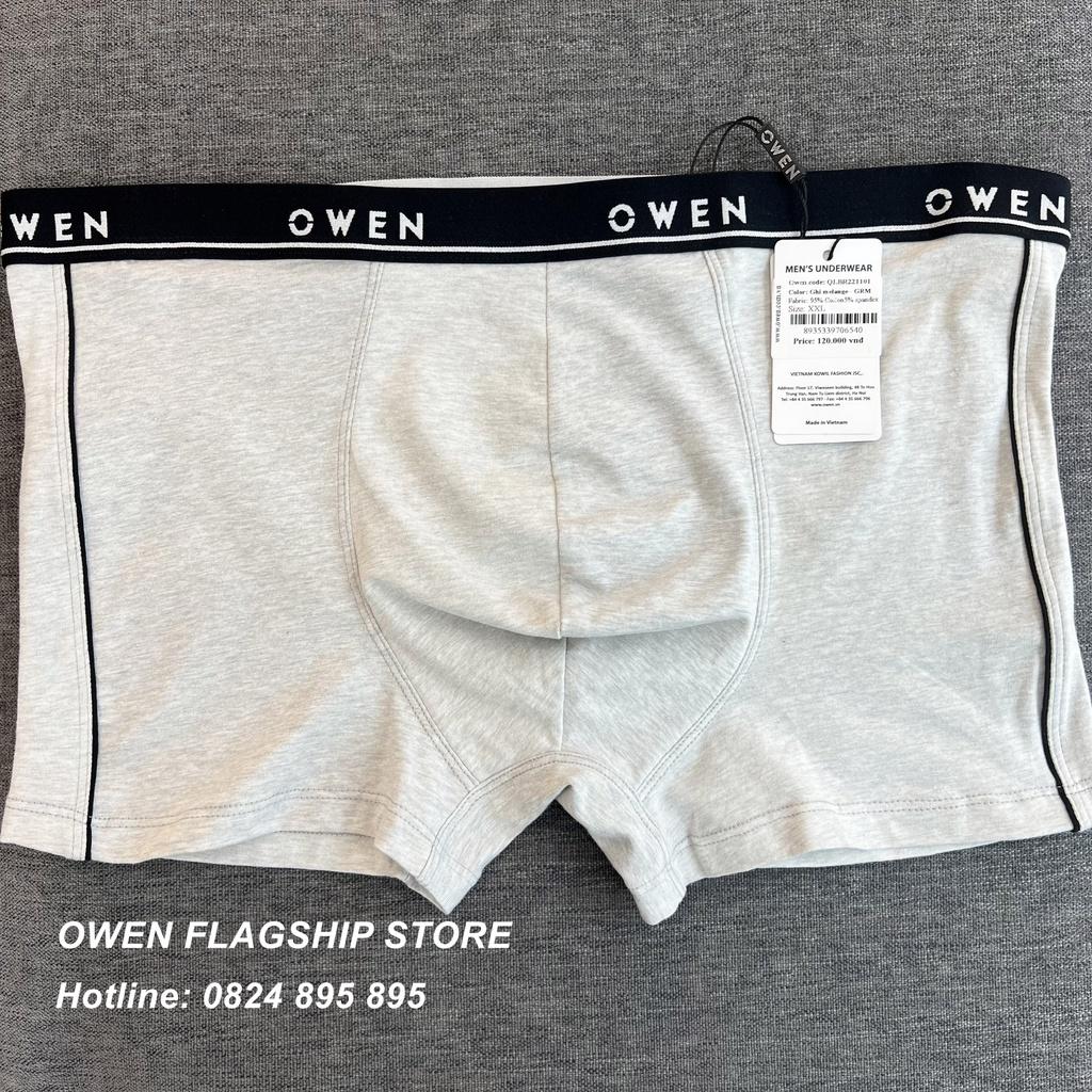 OWEN - Quần lót boxer nam - mã QLBR221099, QLBR221101, QLBR221104, QLBR221539