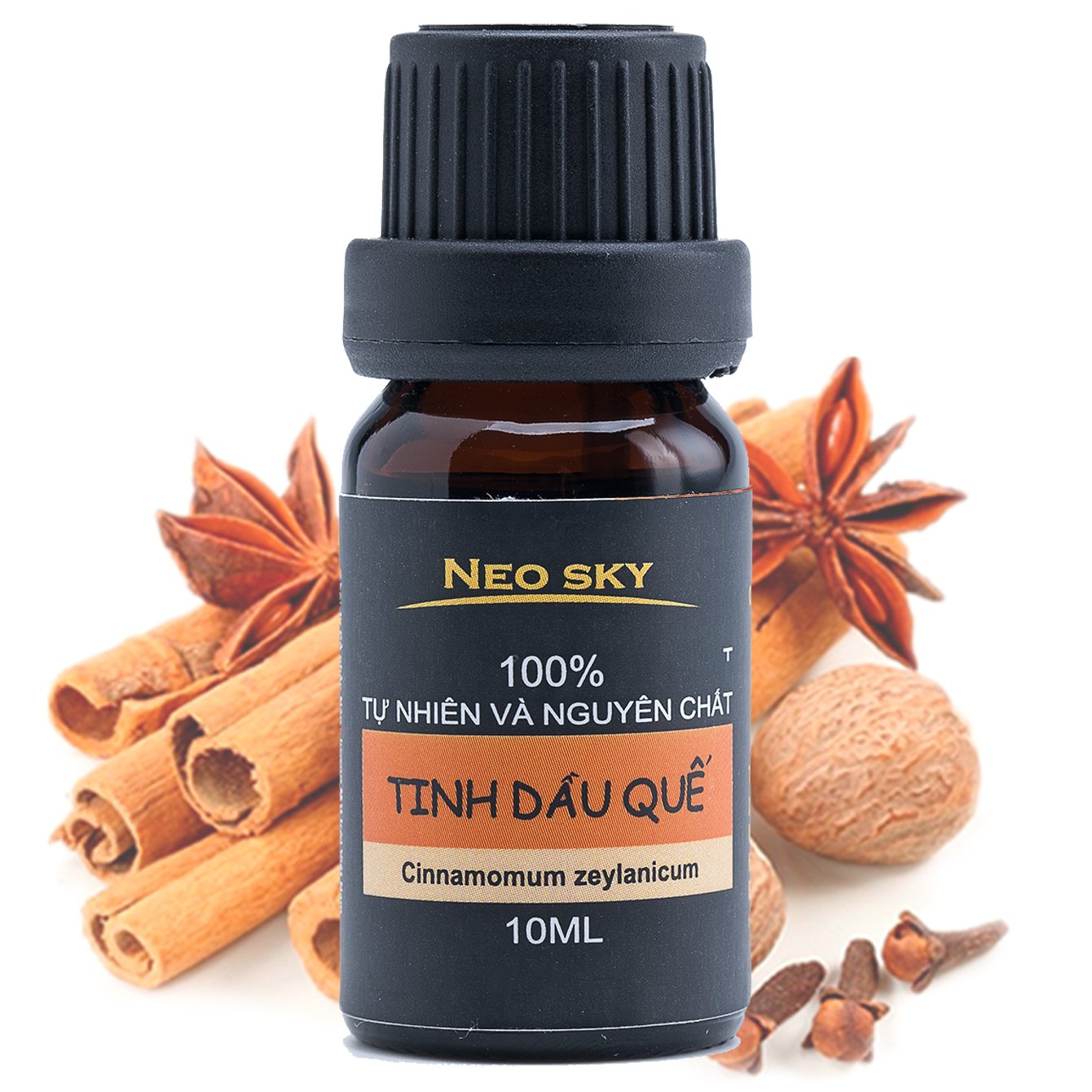 Tinh Dầu Quế NeoSky, Hỗ Trợ Điều Trị  Cảm Cúm, Giúp Thanh Lọc Không Khí, Khử Mùi