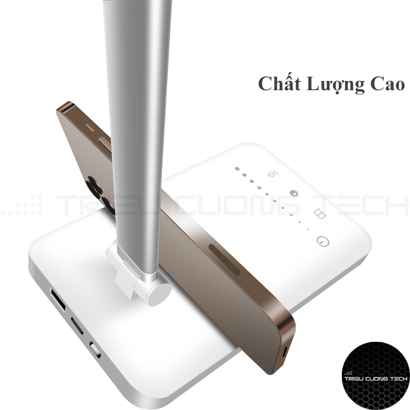 Đèn Bàn Học LED Đọc Sách Làm Việc Chống Cận Bảo Vệ Mắt - Cảm Ứng 5 Cấp Độ Điều Chỉnh - Điều Chỉnh Vùng Sáng - Gấp Gọn Tiện Lợi