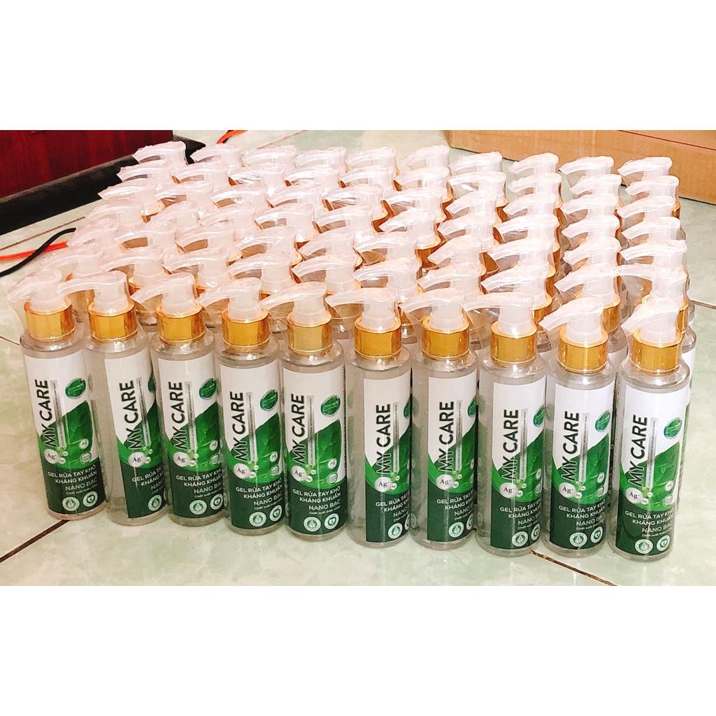 NƯỚC RỬA TAY KHÔ MY CARE NANO BẠC KHÁNG KHUẨN ĐẾN 99,9% 150ML
