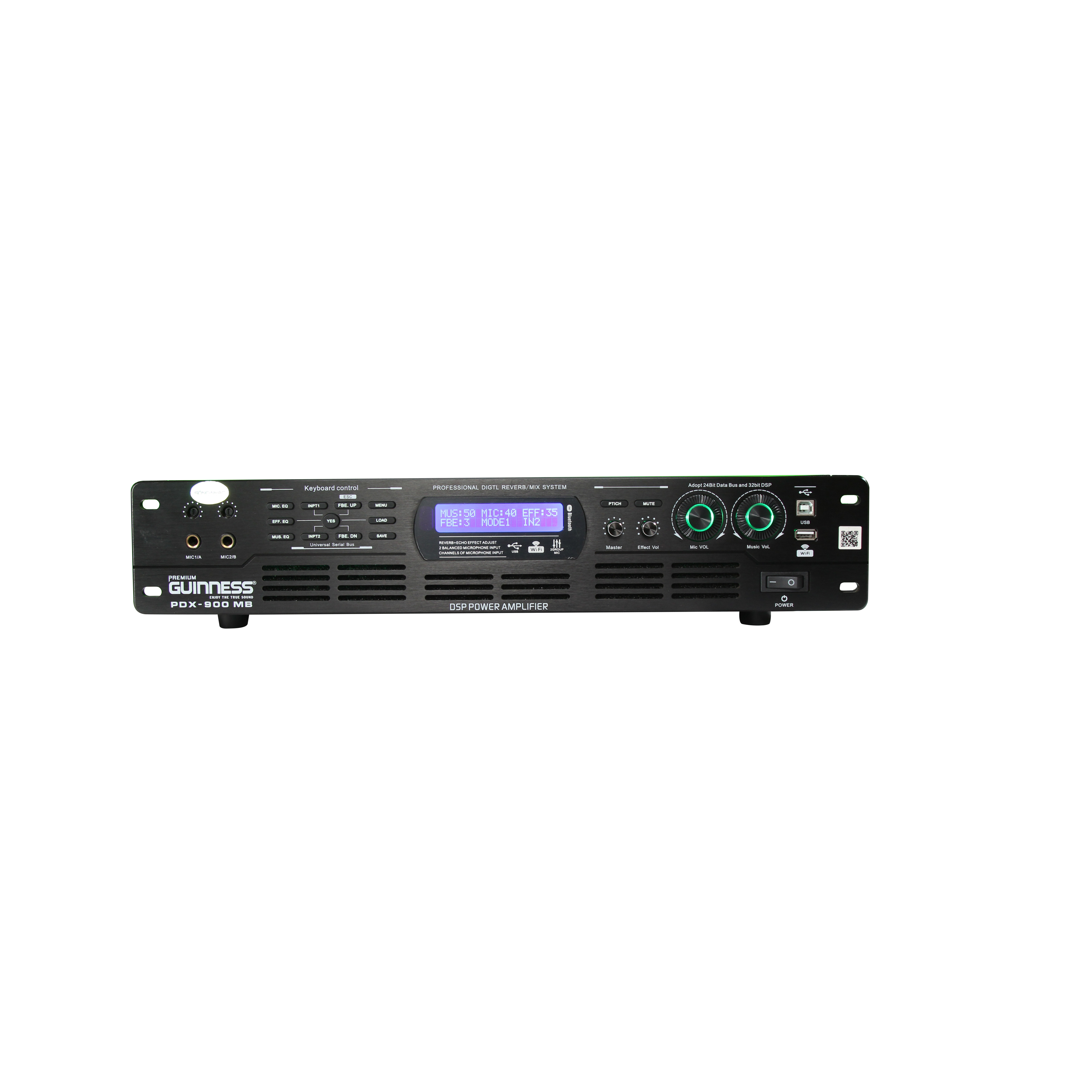 Power Mixer Amplifier - Cục đẩy công suất GUINNESS Premium PDX - 900 MB | Hàng nhập khẩu